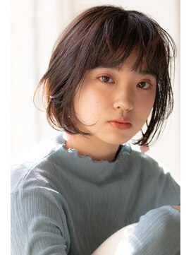 ホリデイズ ケアアンドスパ 練馬 豊島園(HOLIDAYS) 【HOLIDAYS】抜け感×エアリーキュートボブ/練馬/髪質改善