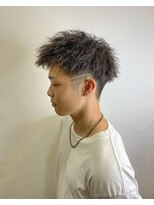 エイト 神戸三宮店(EIGHT)&nbsp;ツイストパーマ×刈り上げ#辻龍樹