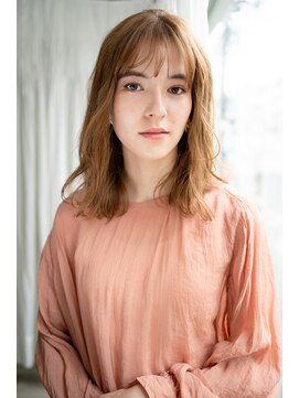 マグノリア オモテサンドウ(MAGNOLiA Omotesando) 甘いニュアンスパーマの愛されミディアム・・・HINATA