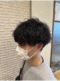 マッシュスパイラルパーマ