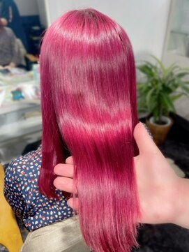 シークレット サロン カノア(secret salon Kanoa) 春先取り★ビビットなチェリーピンクで可愛らしく