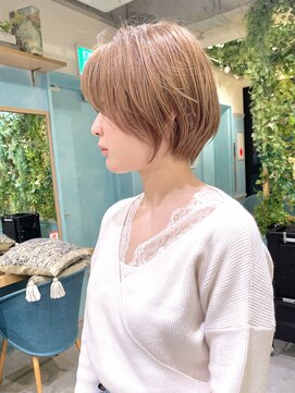 ロンドフルール 大宮東口(Lond fleur) 【Lond fleur林】似合わせカット　丸みショートボブ