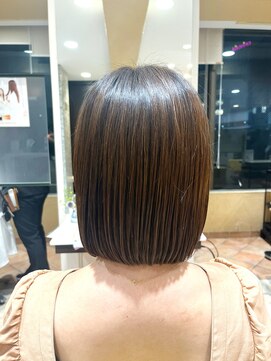 ロンドプロフィール 浦和(Lond profil) 【ワンランク上のボブ】まとまる切りっぱなしボブ