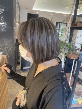 アンドライフ 市原店(AND LIFE) ボブ/ハイライト/ケアブリーチ/立体感ハイライト