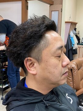 アポロカットステージ 相模大野店 アップバング/ツーブロックマッシュ<理容室>[メンズ/相模大野]