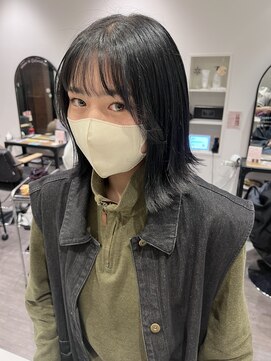 ココット 京橋店(cocotte) 暗染でも透明感！ブルーラベンダー