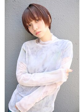 ブゾン(buZon) 【buZon ブゾン】コンパクトショート×艶感ブラウン