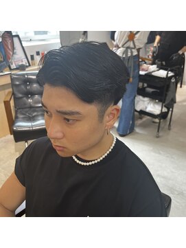 ニコフクオカヘアーメイク(NIKO Fukuoka Hair Make) 「NIKO」アップバングショートメンズショートスクエアショート