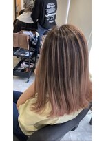 ラフ 難波店(LAFF) #黒髪#ボブルフ#ネビージュ#小顔#ワンレン