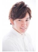 束感波巻きハイライトマッシュパーマウルフミントアッシュ所沢