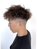 フェードカット ツイストパーマ