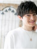 ニュアンスパーマで好感度◎アッシュオリーブショートV上尾