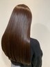 《麗らかストレート＆オートクチュールTR》縮毛矯正&カット&TR ￥24750→