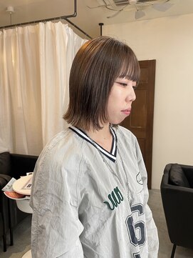 スイート ヘアデザイン(Suite HAIR DESIGN) 【顔周りカットSayaka髪質改善ストレート×レイヤー