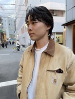 パーク(PAAQ)&nbsp;【木村アキノブ】メンズショートウルフ/ニュアンスパーマ