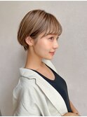 20代30代 髪質改善　ショートボブ　○堀越太真樹