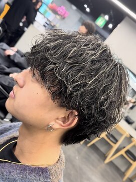 フィフスパーク(fifth PARK) 渋谷メンズハイライトメンズメッシュマッシュウルフパーマ