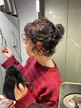 リラス 博多(rilas) スパイラルボブパーマ　細かめ　ハードパーマ　ボブパーマ