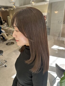 ミズチャーム(Ms.CHARM) 肌色に合わせた透明感カラー×艶トリートメント