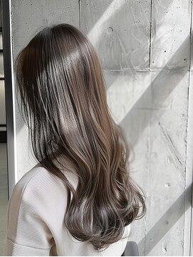 クラン 岡本(Chlan) 透明感抜群☆アッシュグレージュ