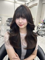 ロール 博多(Role)&nbsp;ミニウルフ黒染め髪質改善縮毛矯正酸性ストレートレイヤー/博多