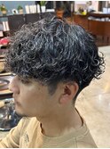 ニュアンスパーマ/ベリーショート/韓国マッシュ/松戸駅/men's