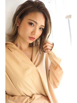 ルモア(RUMOR) Rumor×ヘルシーなミディ「ベージュアッシュ」