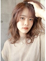 サイン(SIGN)&nbsp;【大人かわいいレイヤーボブ/ウェーブスタイル/イルミナカラー】
