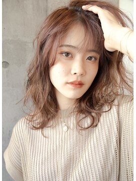 サイン(SIGN) 【大人かわいいレイヤーボブ/ウェーブスタイル/イルミナカラー】