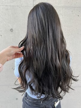 アチーブティルスマートサロン 豊川末広通店(achieve till Smart Salon) 大人かわいいロングスタイル 暗めアッシュグレージュ