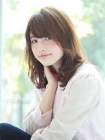 [K-two銀座]ニュアンスカールふんわりセミディ
