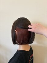 トラ バイ プティパ(Tora by petit pas) インナーカラー/レッドバイオレット!