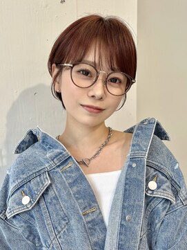 ガーデン タチカワ(garden tachikawa) 丸みショート/ショート/ショートボブ/暖色系カラー/小顔