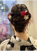 大分/府内町/浴衣着付＋ヘアセット