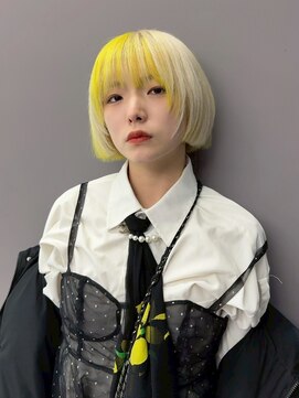 ロテ 名古屋 名駅店(Lote.) ミディアムヘア/デザインカラー/フェイスフレーミング/名古屋