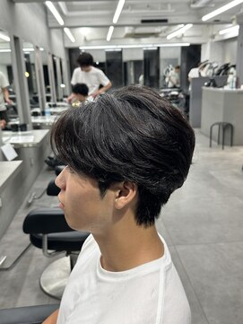 オーバル バイ アピッシュ(OVARL by apish) パーマ落とし曲がる縮毛