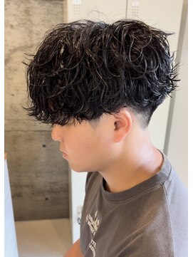 メンズギフト(men's GIFT) メンズツイストスパイラルマッシュツーブロックシャドウパーマ