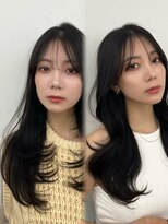 アマトウキョウ アユンチェ(AMA TOKYO×AYUNCHE)&nbsp;韓国スタイル/ナチュラルくびれへア_くびれ巻き_レイヤーカット