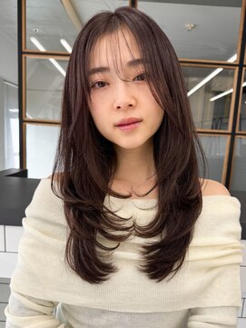 ヘアープロデュース ラピセット 松山(Lapset) 大人美人◎レイヤーカットロング×顔まわりレイヤー