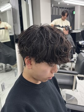 ハイプ 三宮(HYPE) ニュアンスパーマ/曲がる縮毛矯正/メンズサロン／メンズ/眉毛