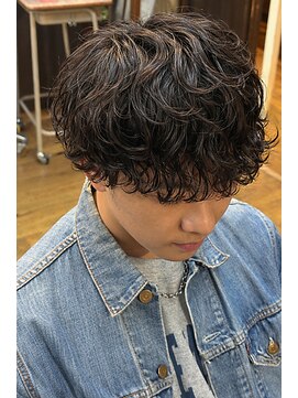 ダスティ穂高店 シャドウパーマ＿メンズカット＿メンズパーマ