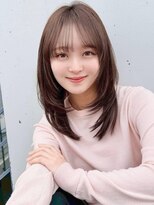 アグ ヘアー フェリーチェ 新潟西区店(Agu hair felice) 《Agu hair》小顔ストレートカール×numberA.ヒートケアミルク