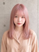 エイチエムヘアーホーム 池袋2号店(H M hair home) コーラルベージュ/顔周りカット/レイヤーカット/韓国巻き/池袋