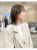 morio札幌　レイヤーボブ　札幌ボブ　オリーブカラー