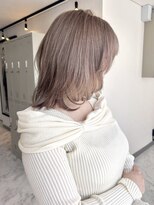 ヴィア 京都烏丸(Via)&nbsp;ミルクティーグレージュ/グレージュ/ブリーチ/レイヤーボブ