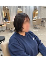 エレノア 渋谷公園通り店(Eleanor)&nbsp;【飯島/顔まわりレイヤー】顔まわりレイヤーボブ×グレージュ