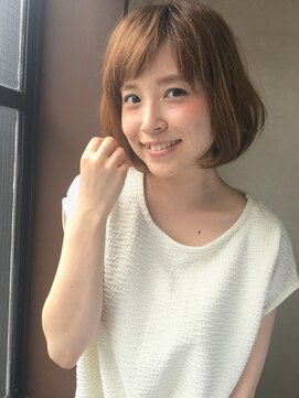 ロア ミオ 仙台駅前(Loa mio) 【Loa mio】 イルミナカラー×ナチュラルボブ【仙台】