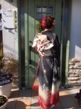 ヘアーサロン スイッチ(hair salon switch) 成人式　ヘアセット