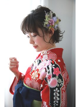 ネオリーブアイム 横浜西口店(Neolive aim) Neolive aim ボブ ハーフアップ 卒業式