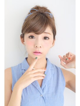 ヘアーズ ベリー 下大利店(hairs BERRY) 小顔＿ことりベージュ_毛先パーマ＿ウォーターフォール＿着物♪